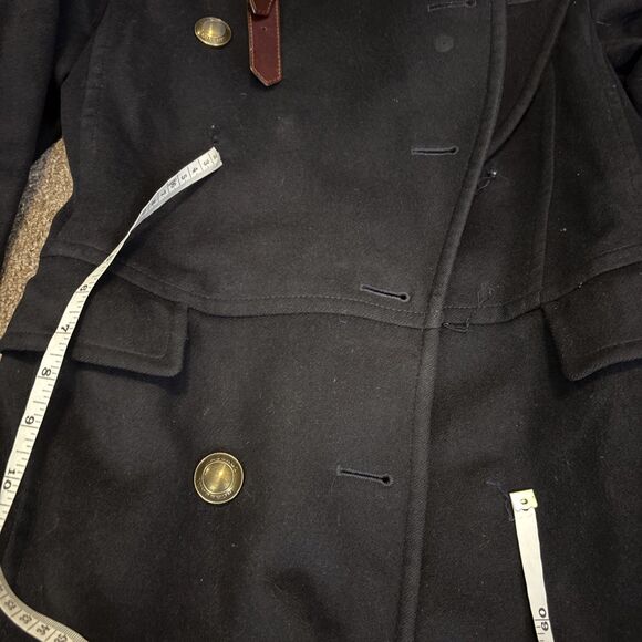 Burberry Brit Cashmere wool coat (missing Buttons) See All Photos -Made Bosnia - Picture 12 of 16